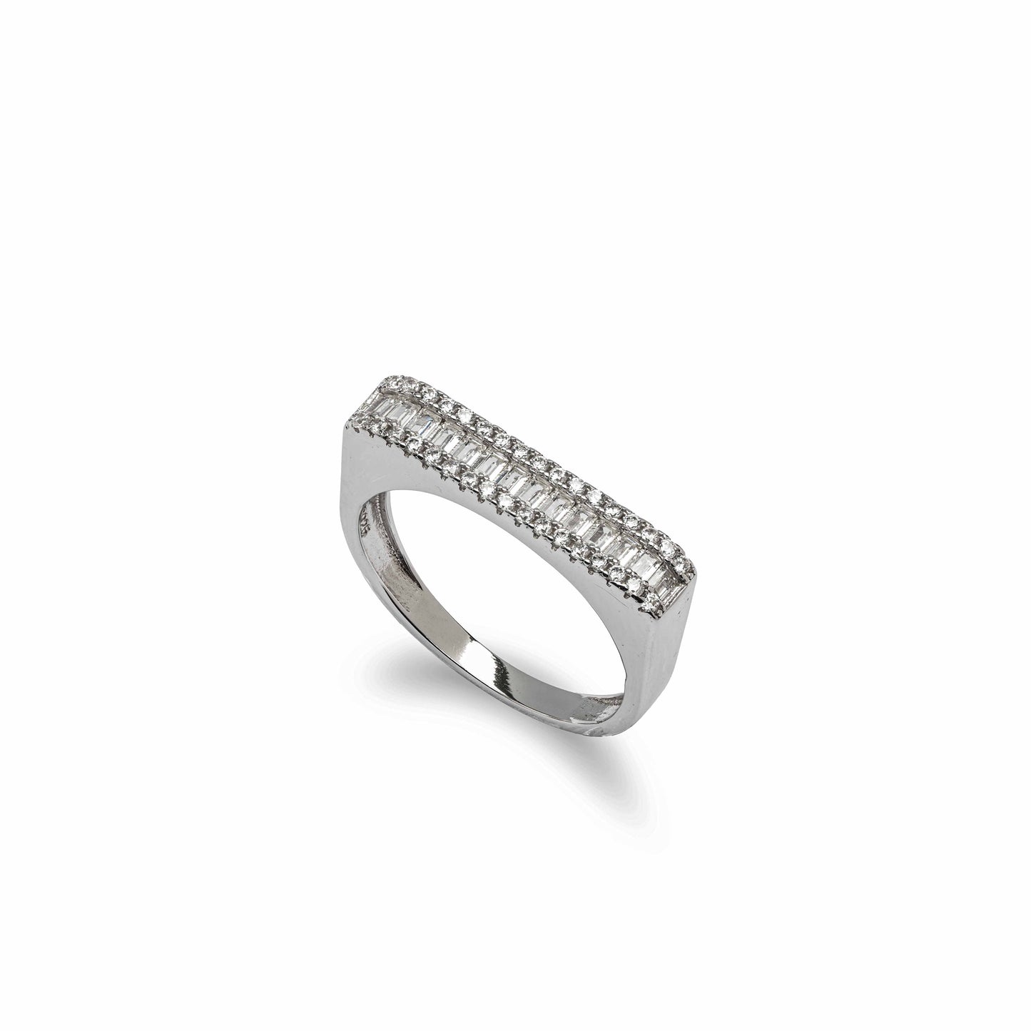 the rail diamond ring