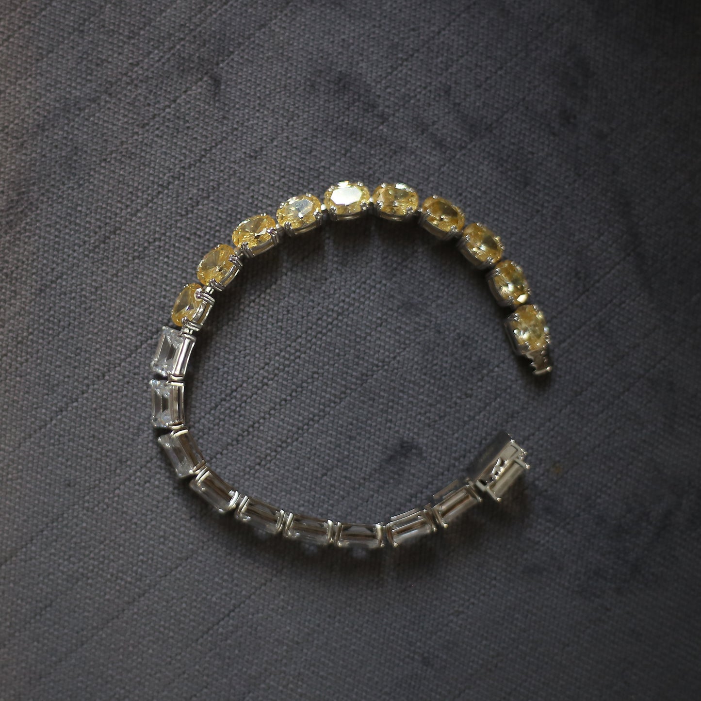 the two colored bracelet