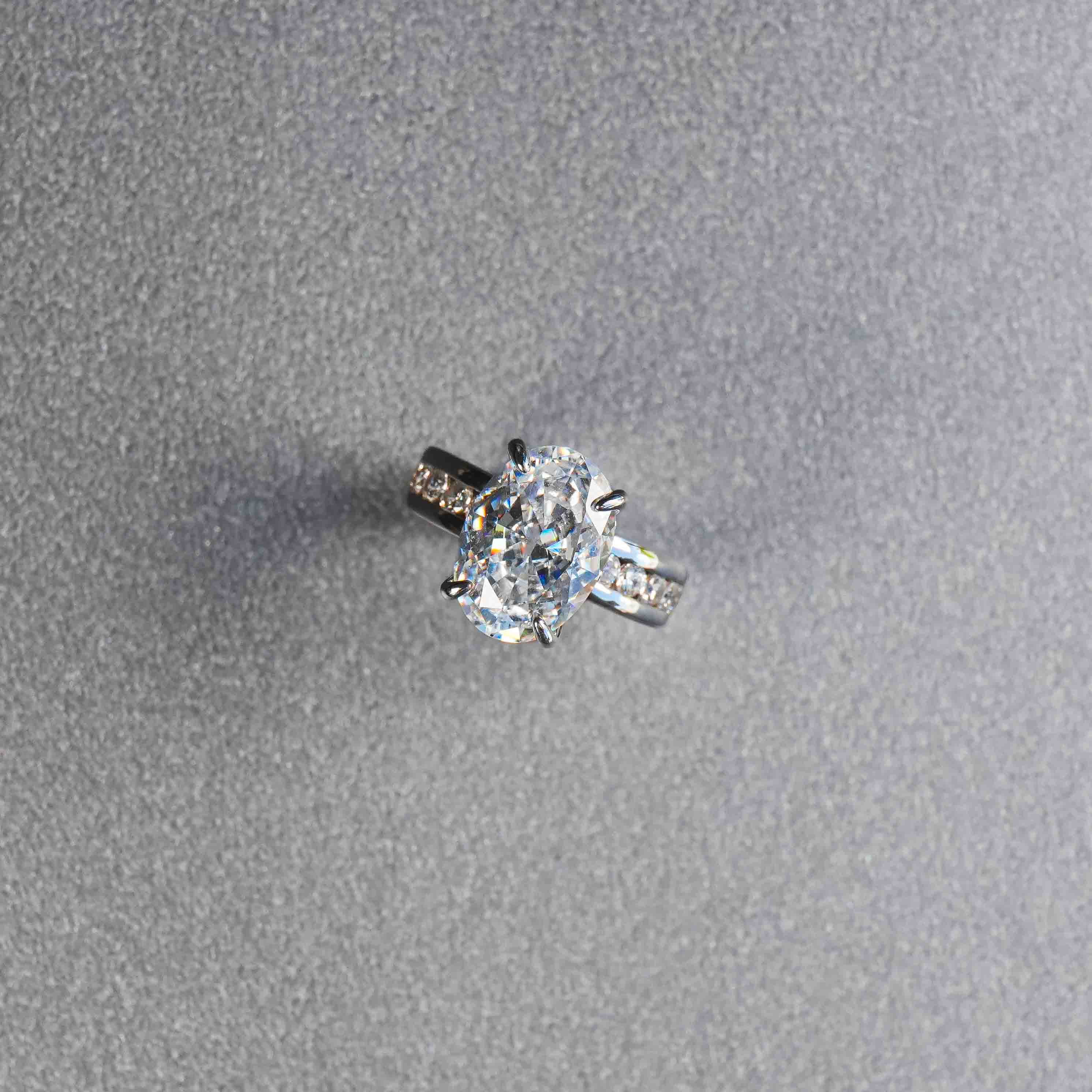 the giant oval diamond ring