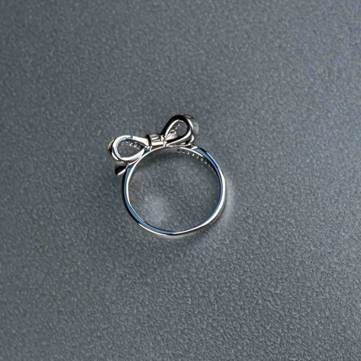 the bow diamond ring