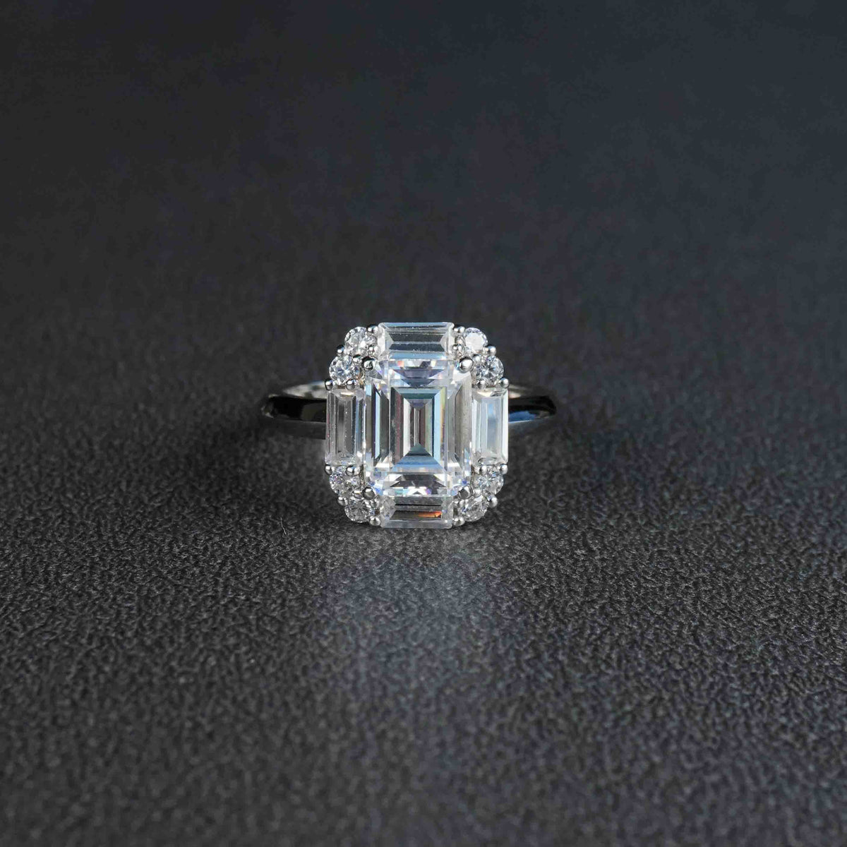 the layered diamond ring
