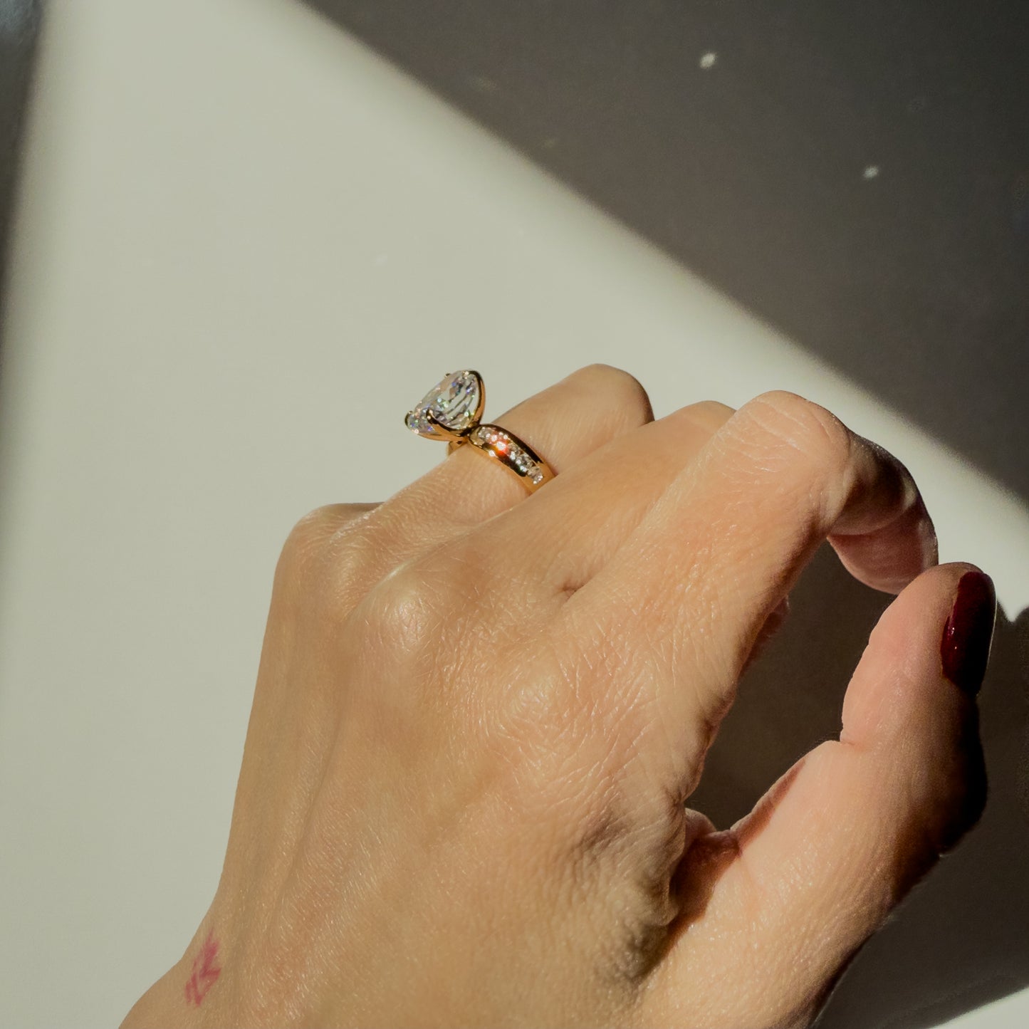 the giant lab diamond ring