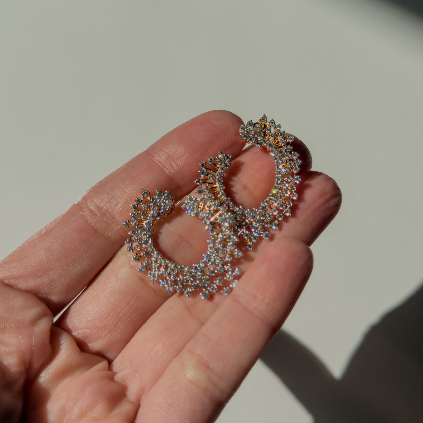 the spark diamond earring