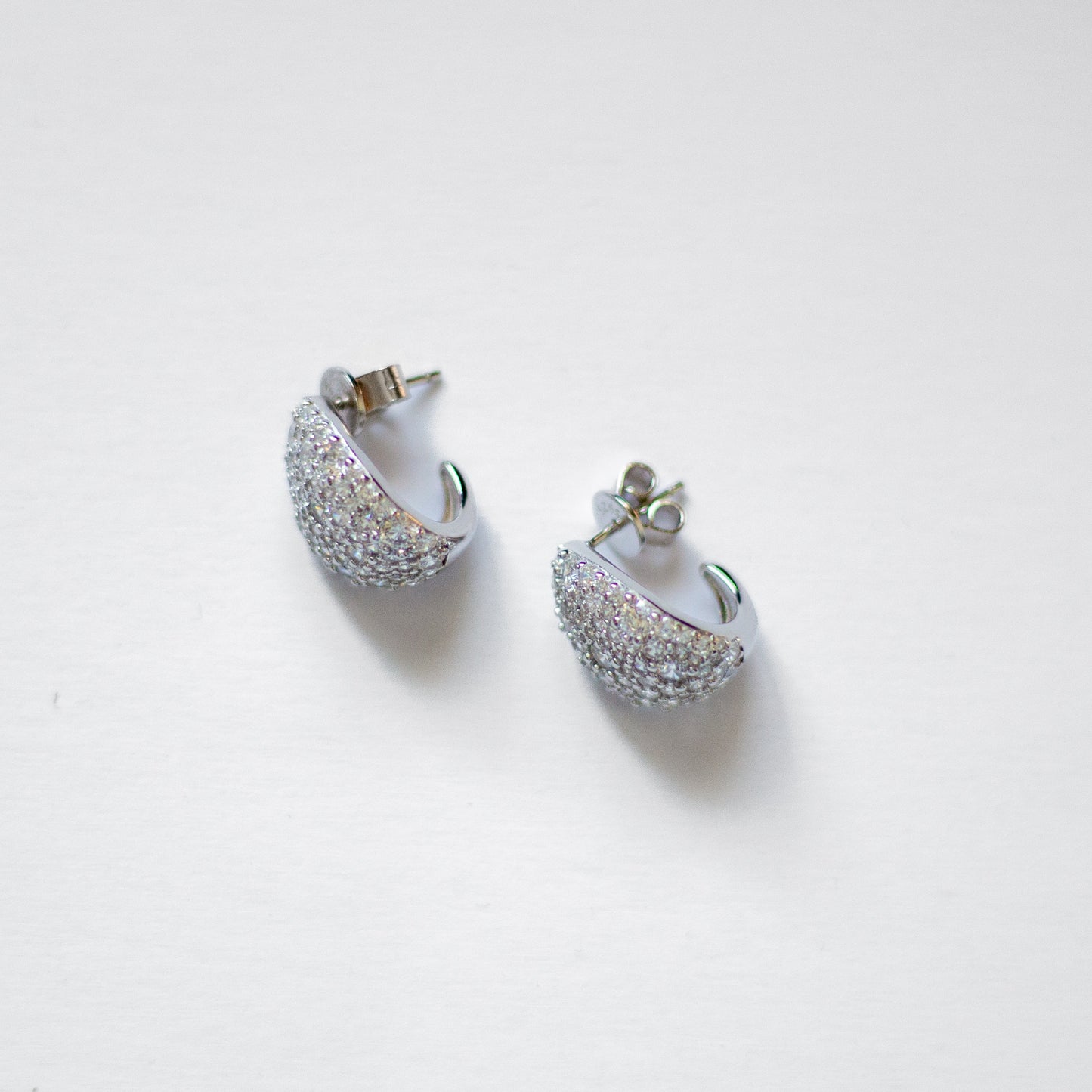 the drop diamond earring