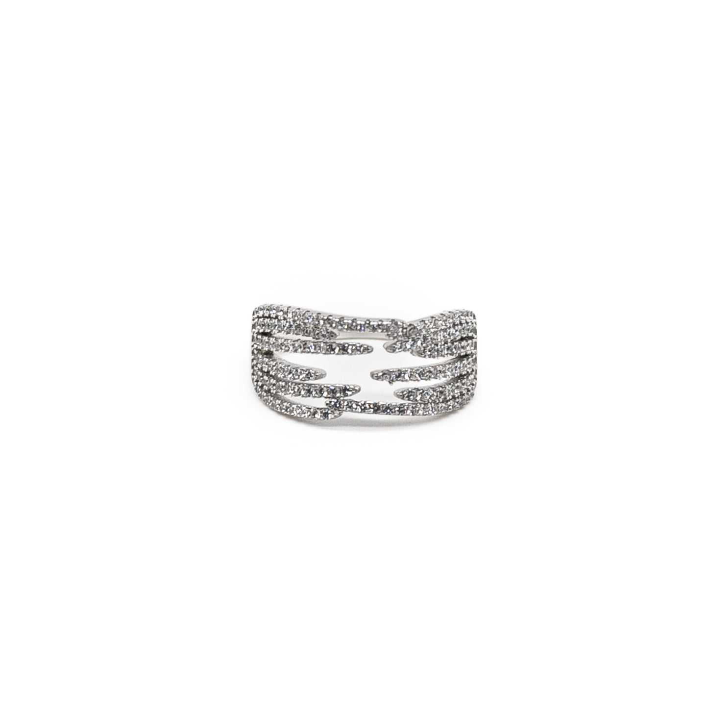 the wave diamond ring