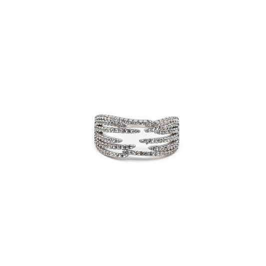 the wave diamond ring